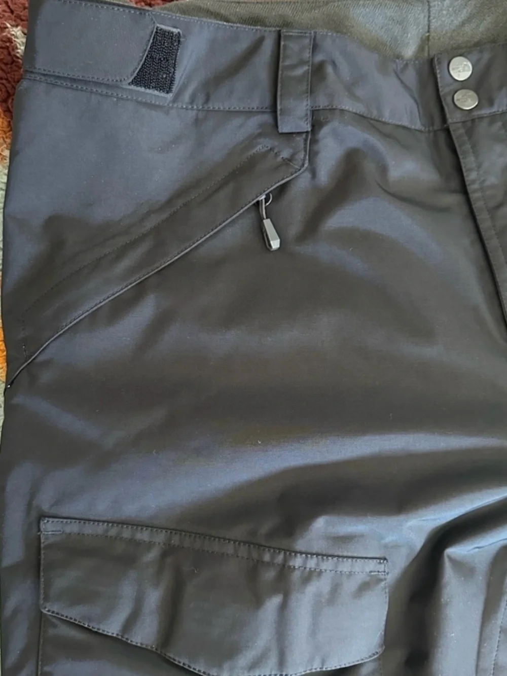 The North Face Men's Black Cargo Snow Pants
